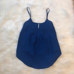 Royal blue (adjustable) spaghetti strap tank